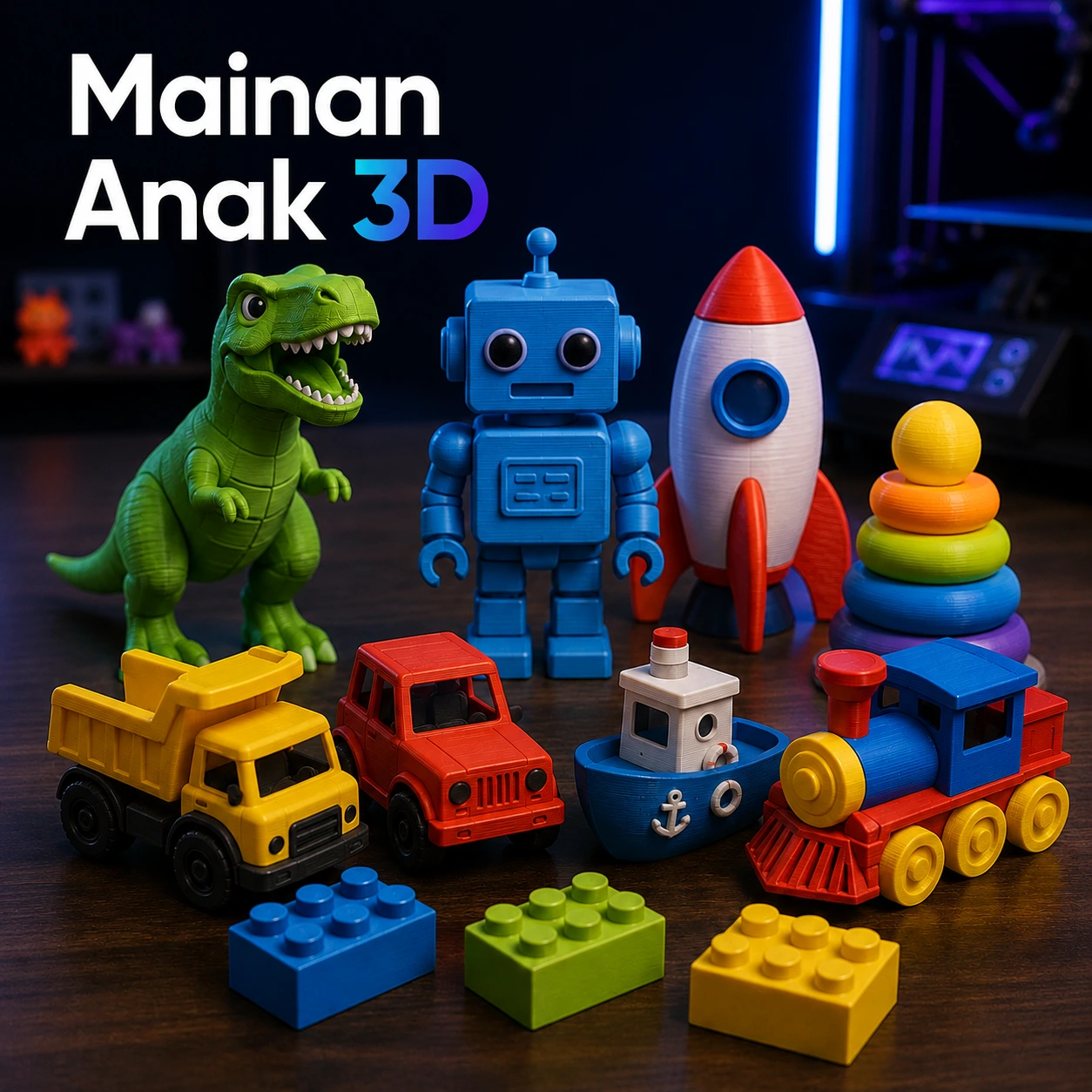 Mainan anak 3D printing